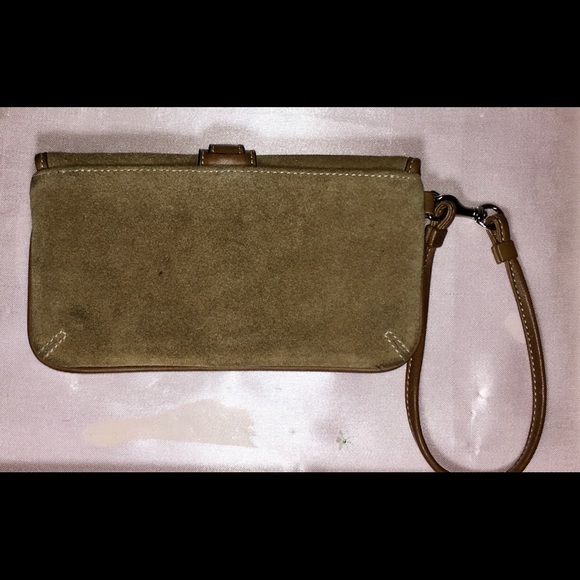 Gorgous Suede Coach Wristlet - Picture 4 of 7